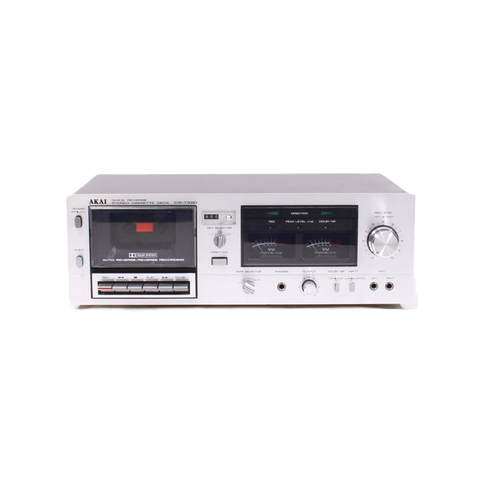 Akai CS-732D Auto-Reverse Cassette Deck Dolby NR (AS-IS??)-Cassette Players & Recorders-SpenCertified-vintage-refurbished-electronics