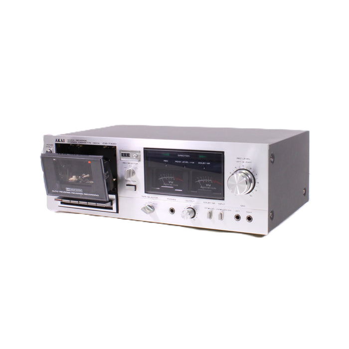 Akai CS-732D Auto-Reverse Cassette Deck Dolby NR (AS-IS??)-Cassette Players & Recorders-SpenCertified-vintage-refurbished-electronics
