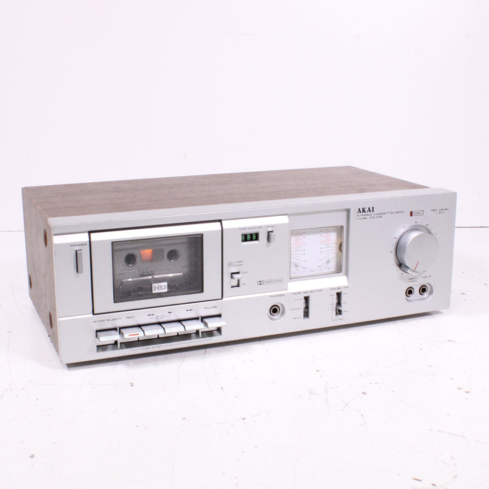 Akai CS-M3 Stereo Cassette Deck Silver Face Dolby Vintage (1981-82)-Cassette Players & Recorders-SpenCertified-vintage-refurbished-electronics