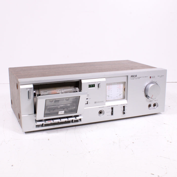 Akai CS-M3 Stereo Cassette Deck Silver Face Dolby Vintage (1981-82)-Cassette Players & Recorders-SpenCertified-vintage-refurbished-electronics
