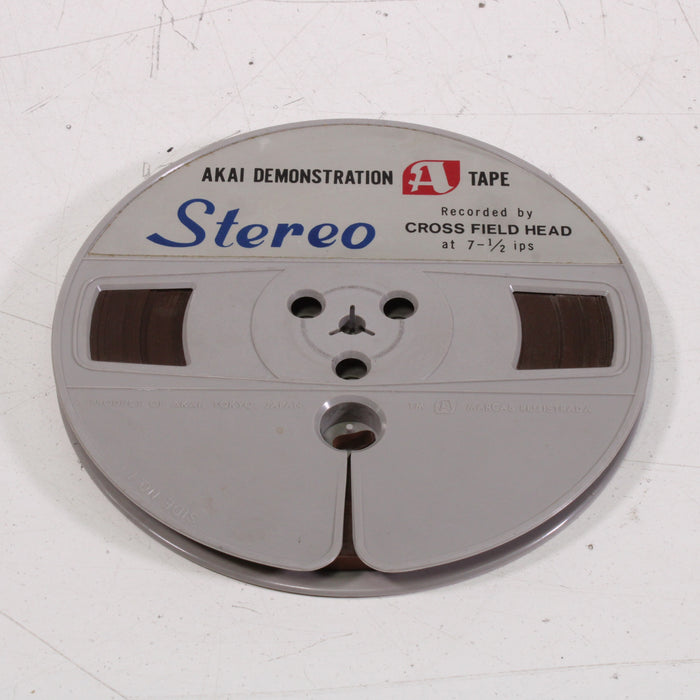 Akai Demonstration Tape Stereo Recording Cross-Field Head Technology Reel-to-Reel Sampler (NO BOX)-Reel-to-Reel Tape-SpenCertified-vintage-refurbished-electronics