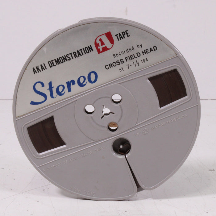 Akai Demonstration Tape Stereo Recording Cross-Field Head Technology Reel-to-Reel Sampler (NO BOX)-Reel-to-Reel Tape-SpenCertified-vintage-refurbished-electronics