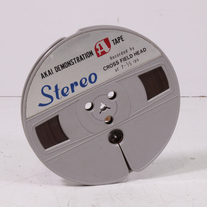 Akai Demonstration Tape Stereo Recording Cross-Field Head Technology Reel-to-Reel Sampler (NO BOX)-Reel-to-Reel Tape-SpenCertified-vintage-refurbished-electronics