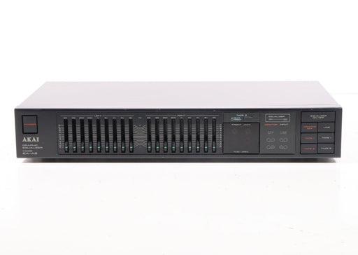 Akai EA-A2 Vintage 9-Band Stereo Graphic Equalizer with Front Audio Input-Equalizers-SpenCertified-vintage-refurbished-electronics