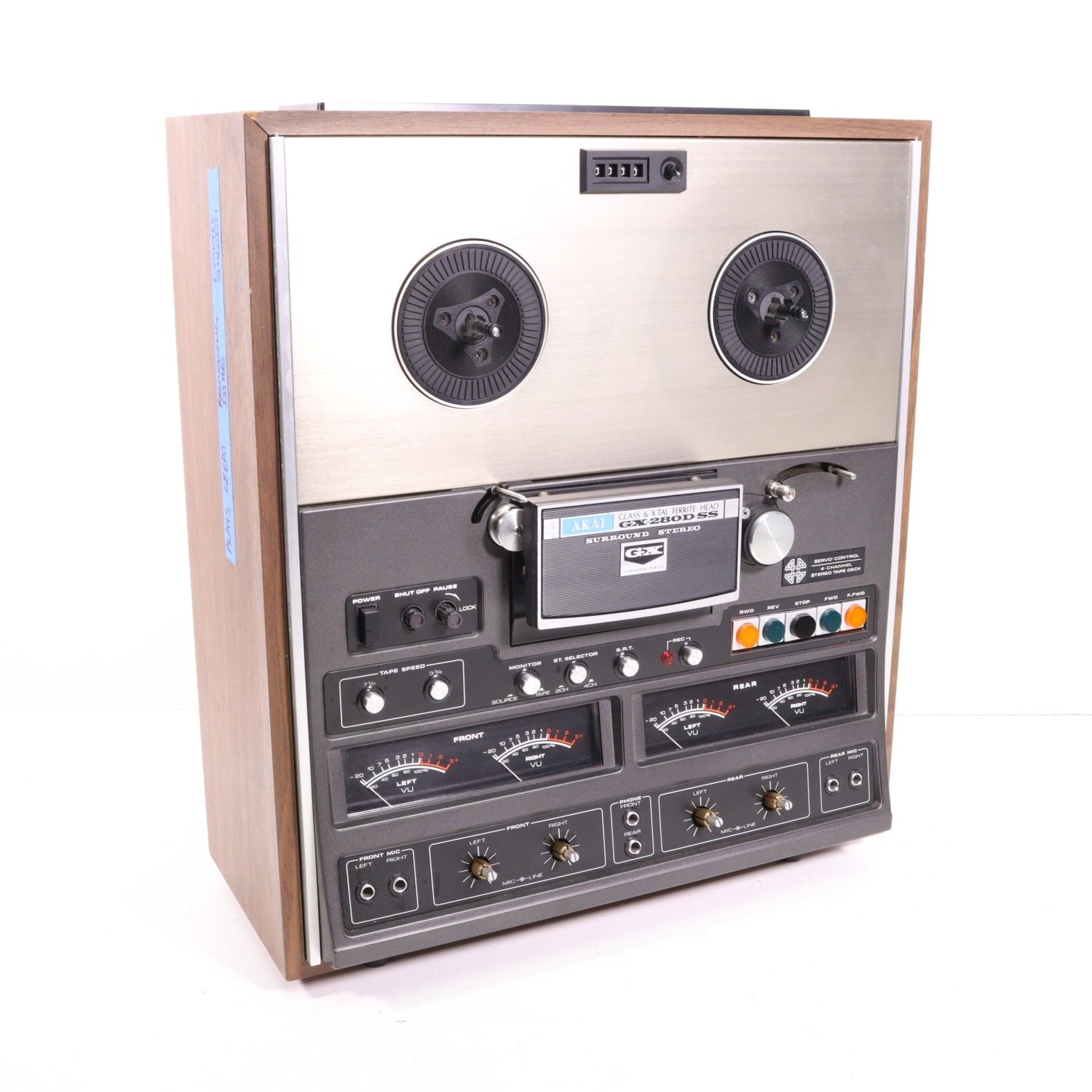 Sold At Auction: Akai GX-280D-SS Reel To Reel Tape Deck, 59% OFF