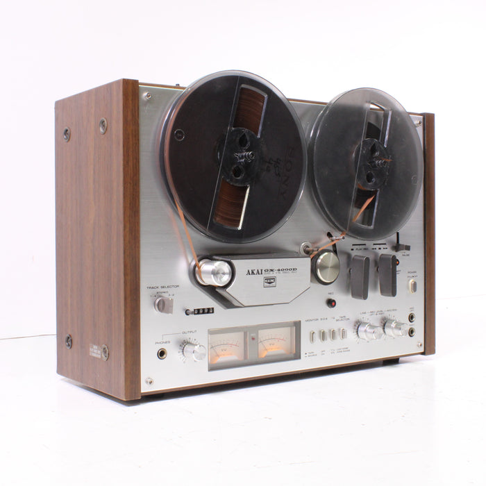 Akai GX-4000D Stereo Reel to Reel Tape Recorder (AS-IS) REELS NOT INCLUDED-Reel-to-Reel Tape Players & Recorders-SpenCertified-vintage-refurbished-electronics