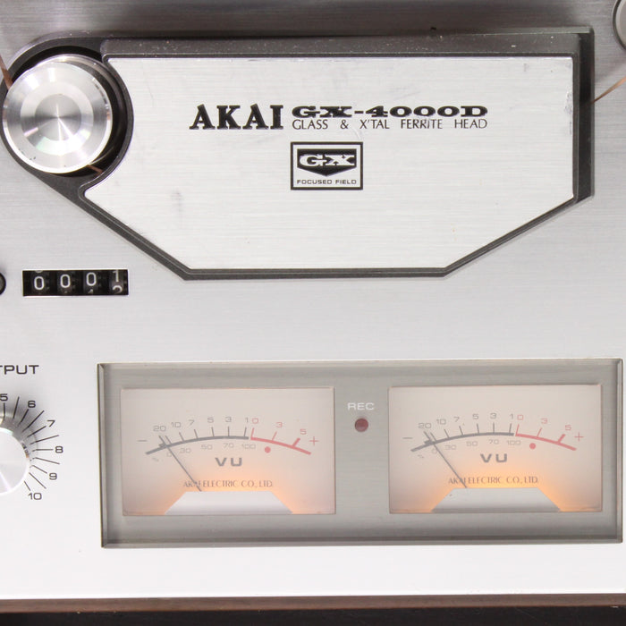 Akai GX-4000D Stereo Reel to Reel Tape Recorder (AS-IS) REELS NOT INCLUDED-Reel-to-Reel Tape Players & Recorders-SpenCertified-vintage-refurbished-electronics