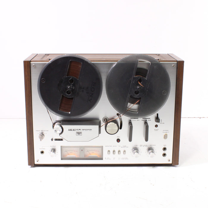 Akai GX-4000D Stereo Reel to Reel Tape Recorder (AS-IS) REELS NOT INCLUDED-Reel-to-Reel Tape Players & Recorders-SpenCertified-vintage-refurbished-electronics