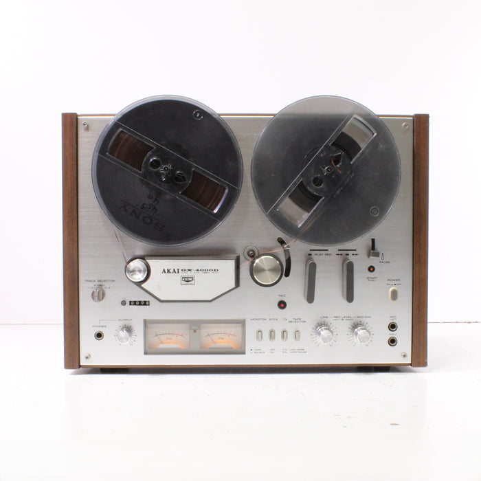Akai GX-4000D Stereo Reel to Reel Tape Recorder (AS-IS) REELS NOT INCLUDED-Reel-to-Reel Tape Players & Recorders-SpenCertified-vintage-refurbished-electronics