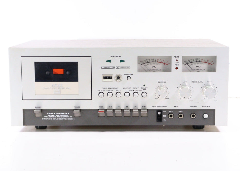 Akai GXC-730D Stereo Compact Cassette Deck (AS IS) (HAS ISSUES)-Cassette Players & Recorders-SpenCertified-vintage-refurbished-electronics