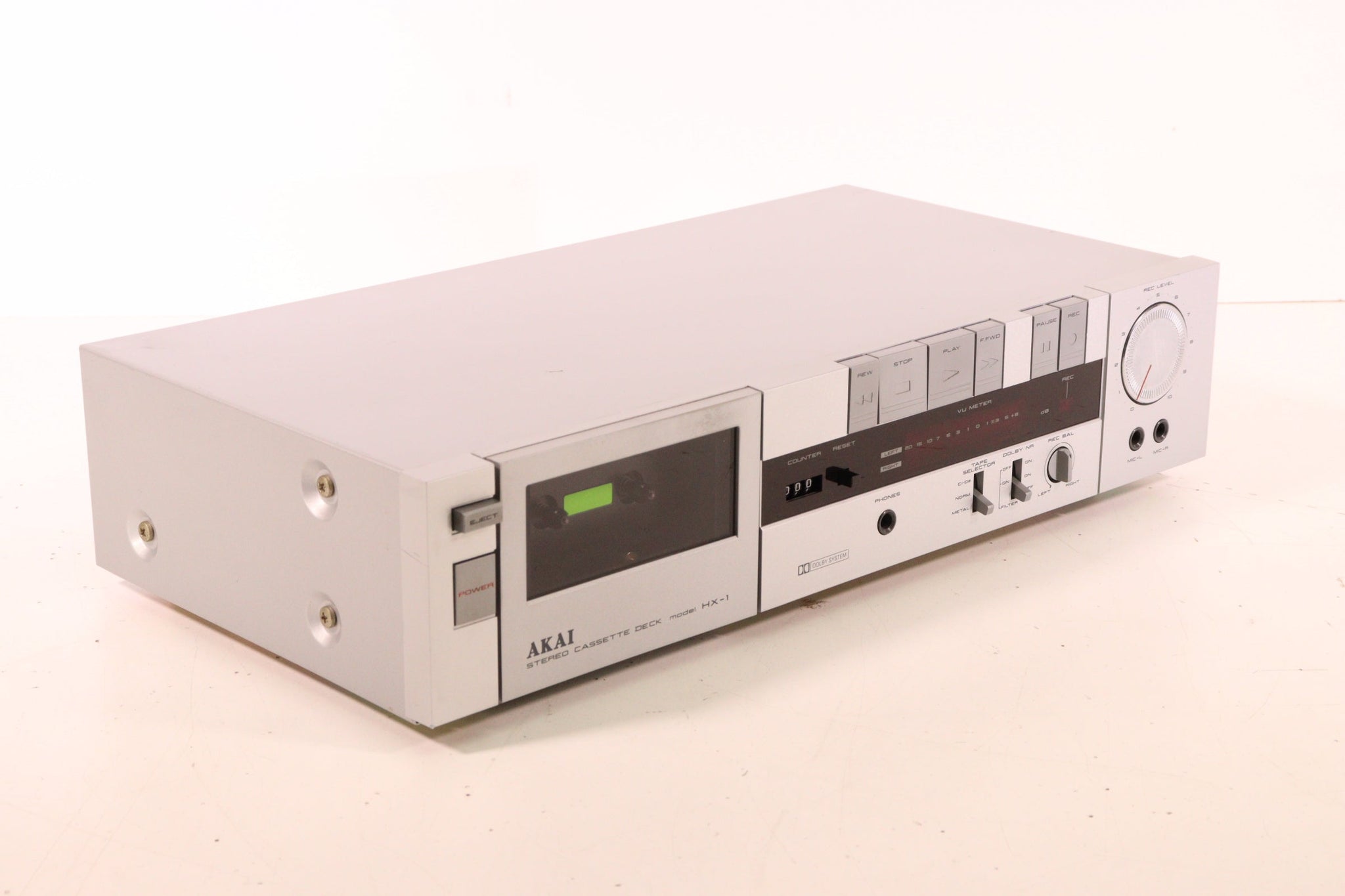Akai HX1 Stereo Single Cassette Deck (EATS TAPES)
