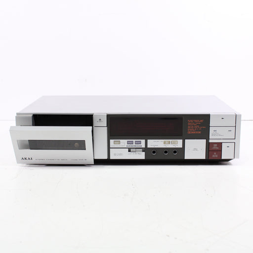 Akai HX-3 Stereo Cassette Deck Silver (1984) (AS IS)-Cassette Players & Recorders-SpenCertified-vintage-refurbished-electronics