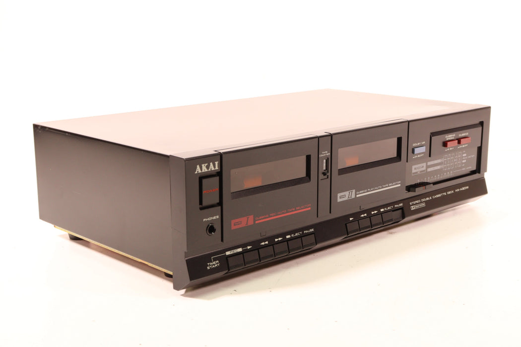 Akai HX-A301W Stereo Double Cassette Deck Made in Japan-Cassette Players & Recorders-SpenCertified-vintage-refurbished-electronics