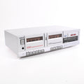 Akai HX-A301W Stereo Double Cassette Deck Silver