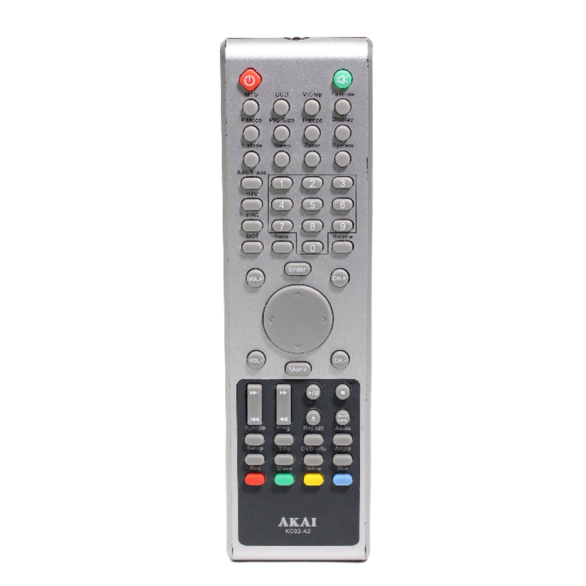 Akai KC02-A2 Remote Control for TV DVD Player Combo LCT2701AD and More ...