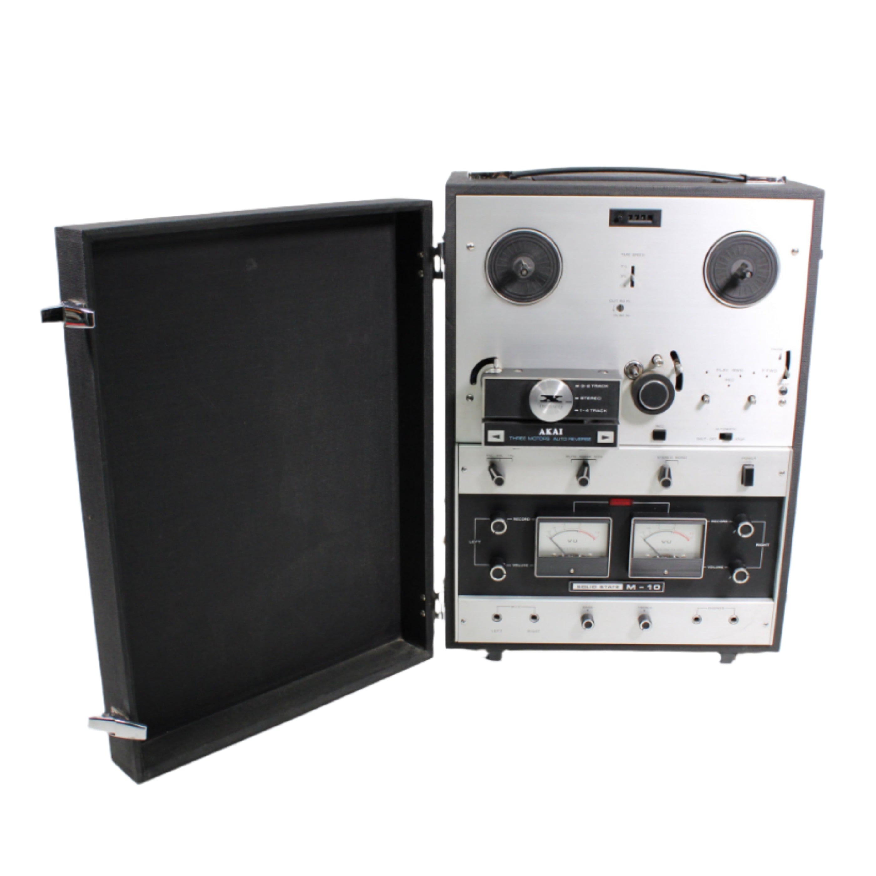 Akai M-10 Three Motor Auto Reverse Stereo Tape Recorder Reel to Reel D ...