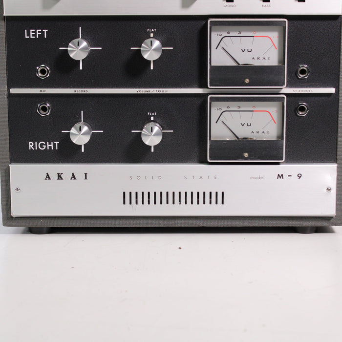 Akai M-9 Vintage Cross-Field 4-Track Stereophonic Reel to Reel Deck (AS IS)-Reel-to-Reel Tape Players & Recorders-SpenCertified-vintage-refurbished-electronics