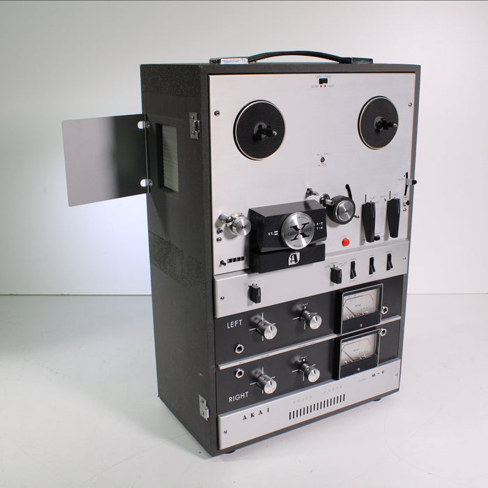 Akai M-9 Vintage Cross-Field 4-Track Stereophonic Reel to Reel Deck (AS IS)-Reel-to-Reel Tape Players & Recorders-SpenCertified-vintage-refurbished-electronics