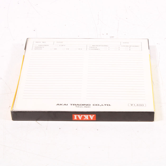 Akai R-77M-J 7" Empty Metal Reel Audio Accessories Series 1/4" Reel-to-Reel Tape-Reel-to-Reel Tape-SpenCertified-vintage-refurbished-electronics