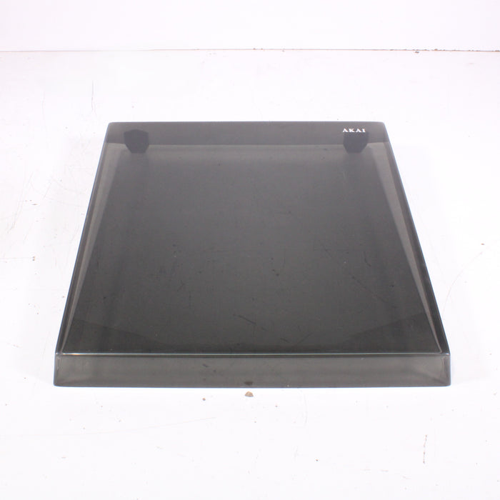 Akai Turntable Dust Cover Smoked Acrylic Hinged Replacement-Turntable Accessories-SpenCertified-vintage-refurbished-electronics