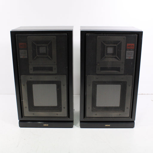 Akai SW-M515 2-Way Speaker System Rare Classic Design-Speakers-SpenCertified-vintage-refurbished-electronics