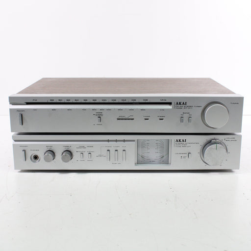 Akai Stereo System Bundle (AT-K11 AM FM Tuner and AM-U11 Integrated Amplifier) (1981)-Stereo Systems-SpenCertified-vintage-refurbished-electronics