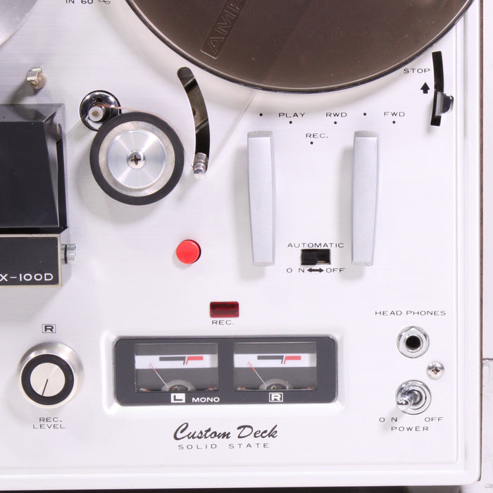 Akai X-100D 4-Speed 3-Head Reel to Reel Tape Recorder (AS-IS?)-Reel-to-Reel Tape Players & Recorders-SpenCertified-vintage-refurbished-electronics
