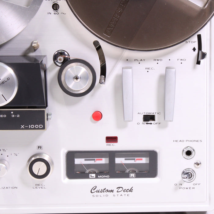 Akai X-100D 4-Speed 3-Head Reel to Reel Tape Recorder (AS-IS?)-Reel-to-Reel Tape Players & Recorders-SpenCertified-vintage-refurbished-electronics