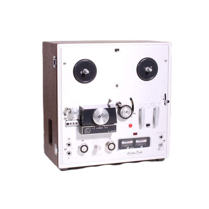 Akai X-100D 4-Speed 3-Head Reel to Reel Tape Recorder (AS-IS?)-Reel-to-Reel Tape Players & Recorders-SpenCertified-vintage-refurbished-electronics