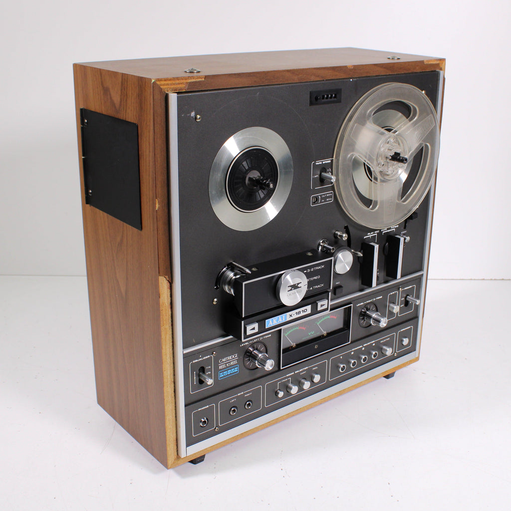 Akai X-1810 Reel-to-Reel Tape Recorder & 8 Track Player