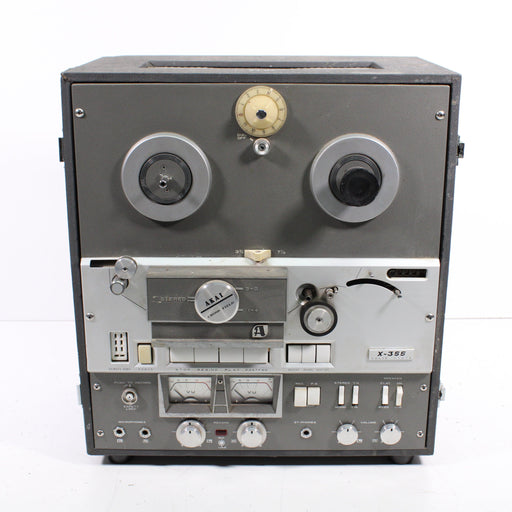 Akai X-355 Vintage Cross-Field 4-Track Reel to Reel Deck (BLOWS FUSES)-Reel-to-Reel Tape Players & Recorders-SpenCertified-vintage-refurbished-electronics