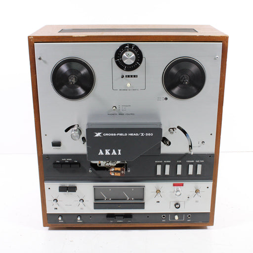 Akai X-360 Cross-Field Head Reverse-O-Matic Reel-to-Reel Player Recorder (AS IS)-Reel-to-Reel Tape Players & Recorders-SpenCertified-vintage-refurbished-electronics