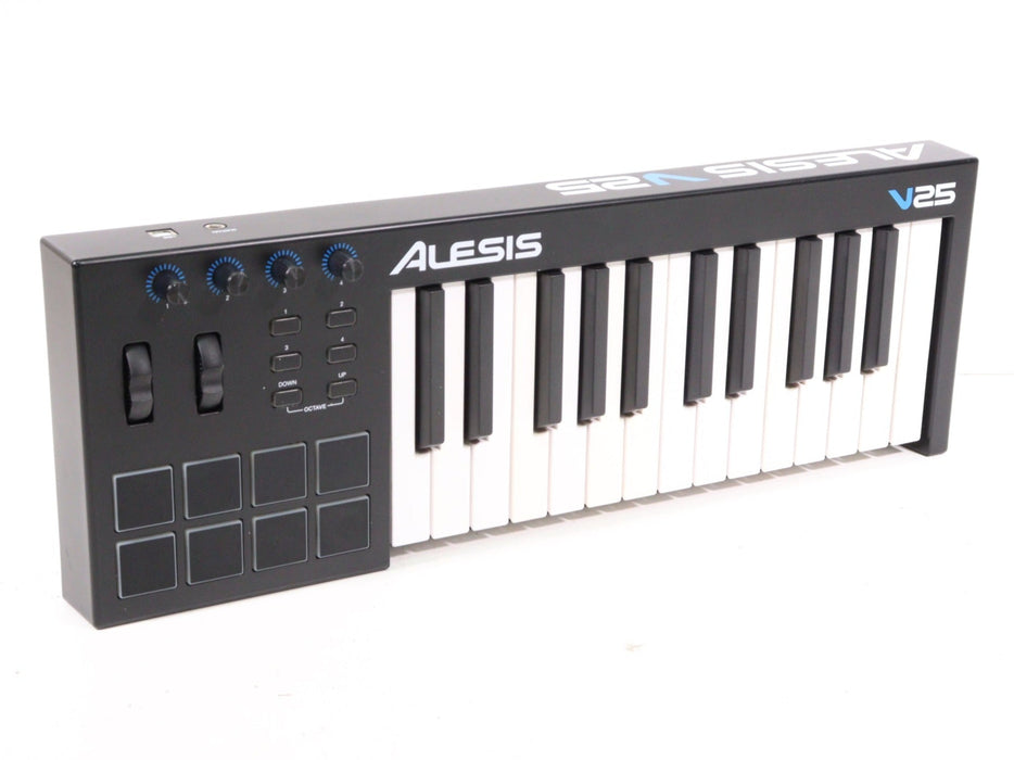 Alesis V25 25-Key Portable Electric Piano Keyboard System-Keyboards-SpenCertified-vintage-refurbished-electronics