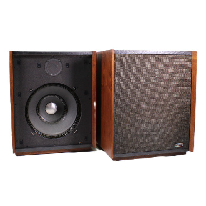Altec Lansing 879A Santana Vintage 15" BiFlex 2-Way Speakers Walnut Pair-Speakers-SpenCertified-vintage-refurbished-electronics