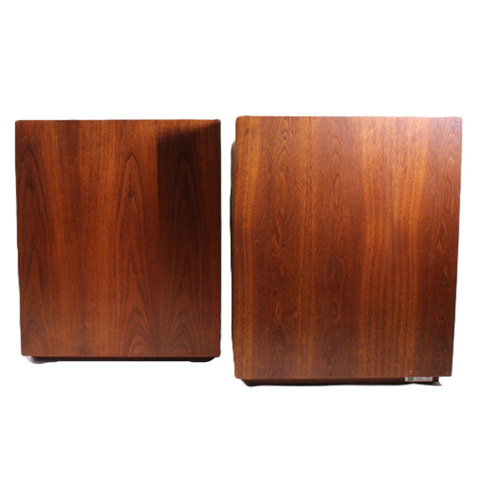 Altec Lansing 879A Santana Vintage 15" BiFlex 2-Way Speakers Walnut Pair-Speakers-SpenCertified-vintage-refurbished-electronics