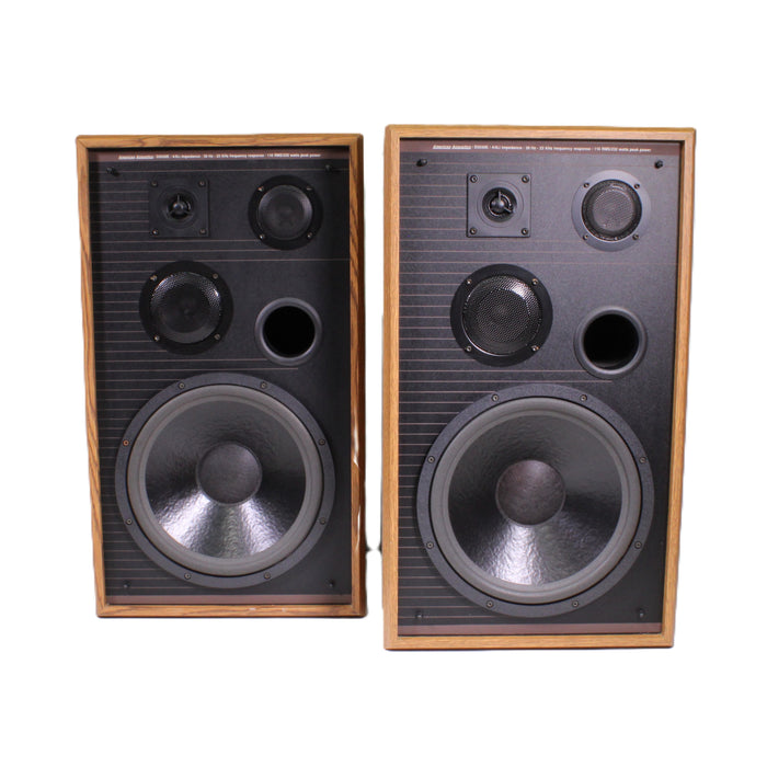 American Acoustics D5550E 4-Way Floorstanding Speaker Pair Vented 120W RMS-Speakers-SpenCertified-vintage-refurbished-electronics