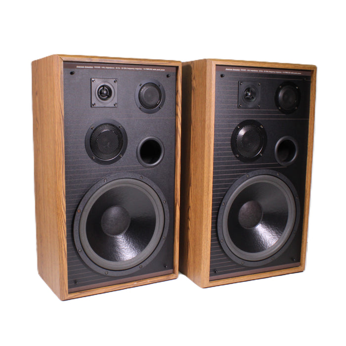 American Acoustics D5550E 4-Way Floorstanding Speaker Pair Vented 120W RMS-Speakers-SpenCertified-vintage-refurbished-electronics