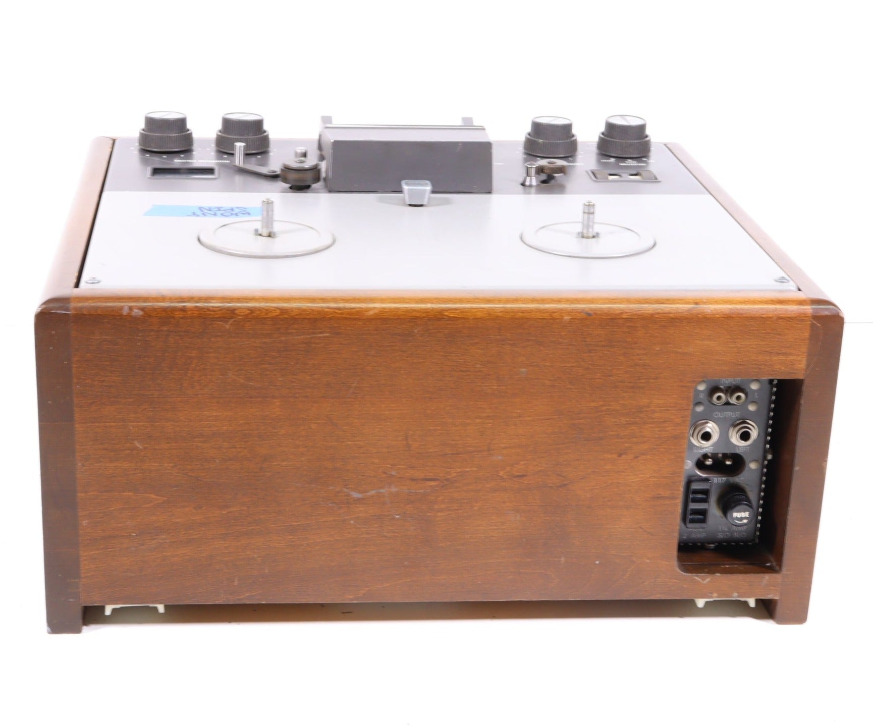 File:Ampex model 1250 ¼ inch 4-track Stereo and Monaural Tube Tape