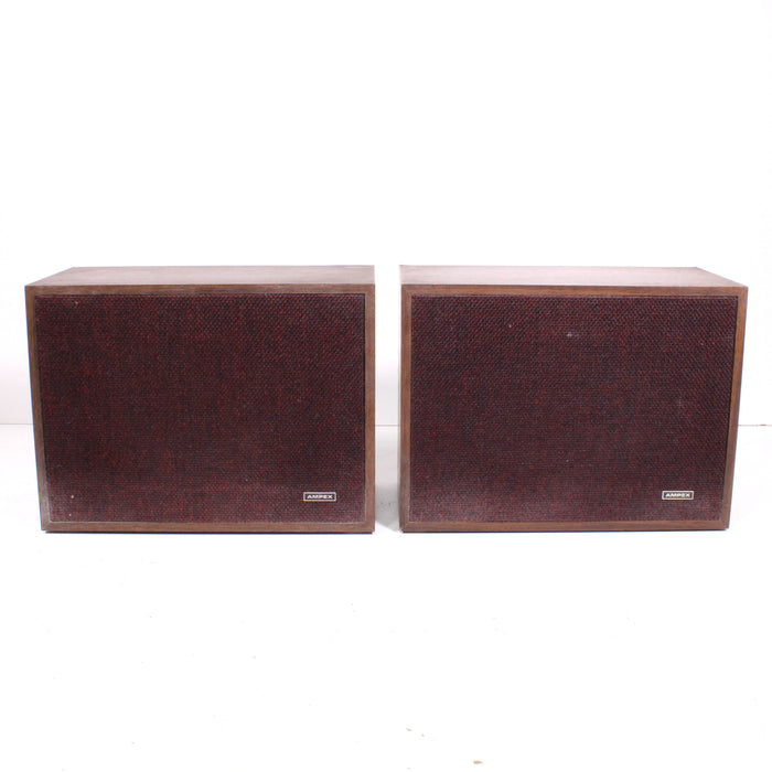 Ampex 517 Vintage Bookshelf Speakers Made in U.S.A. (1970s)-Speakers-SpenCertified-vintage-refurbished-electronics