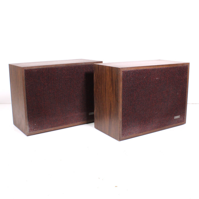 Ampex 517 Vintage Bookshelf Speakers Made in U.S.A. (1970s)-Speakers-SpenCertified-vintage-refurbished-electronics
