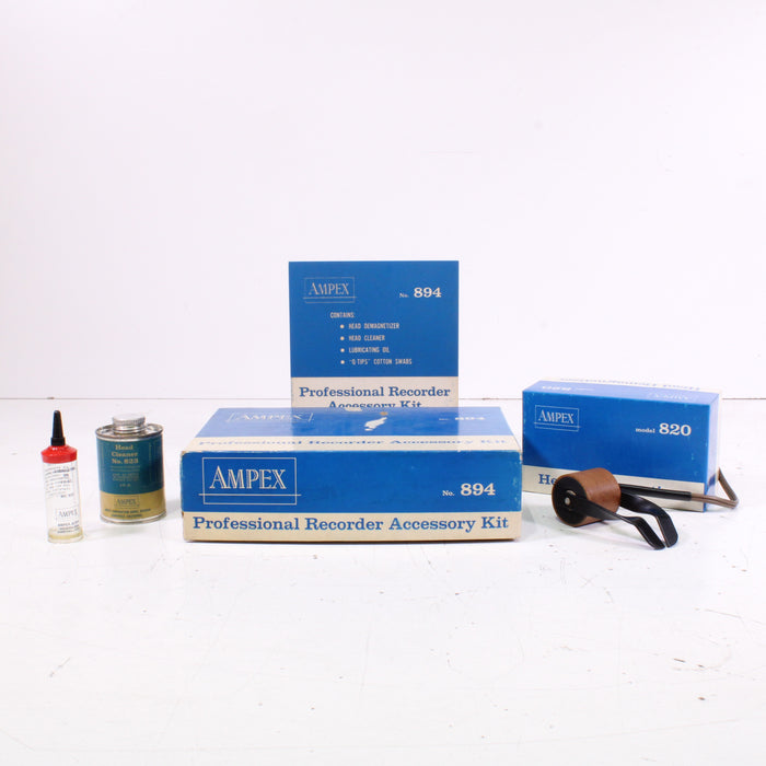 Ampex No. 894 Professional Recorder Accessory Kit with Model 820 Head Demagnetizer-Electronics-SpenCertified-vintage-refurbished-electronics
