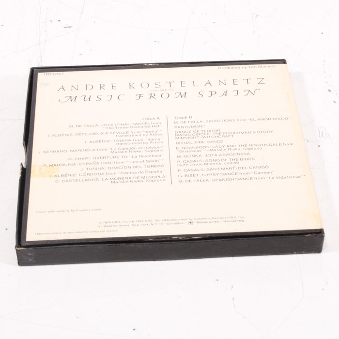 André Kostelanetz Music from Spain Reel to Reel Tape 7" 1/4" 7½ IPS Masterworks Stereo Tape Vintage Orchestral Exotica-Reel-to-Reel Tape-SpenCertified-vintage-refurbished-electronics