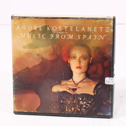 André Kostelanetz Music from Spain Reel to Reel Tape 7" 1/4" 7½ IPS Masterworks Stereo Tape Vintage Orchestral Exotica-Reel-to-Reel Tape-SpenCertified-vintage-refurbished-electronics