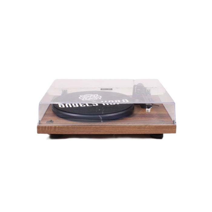 Angels Horn HP-H002 Belt-Drive Turntable Audio-Technica AT3600L Walnut Finish (ORIGINAL BOX)-Turntables & Record Players-SpenCertified-vintage-refurbished-electronics