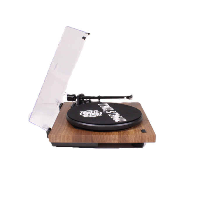 Angels Horn HP-H002 Belt-Drive Turntable Audio-Technica AT3600L Walnut Finish (ORIGINAL BOX)-Turntables & Record Players-SpenCertified-vintage-refurbished-electronics