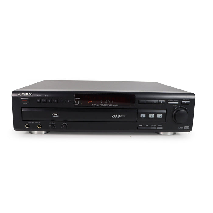 Apex AD-703 3-Disc Triple Tray DVD Changer (Remote not included)-Electronics-SpenCertified-refurbished-vintage-electonics