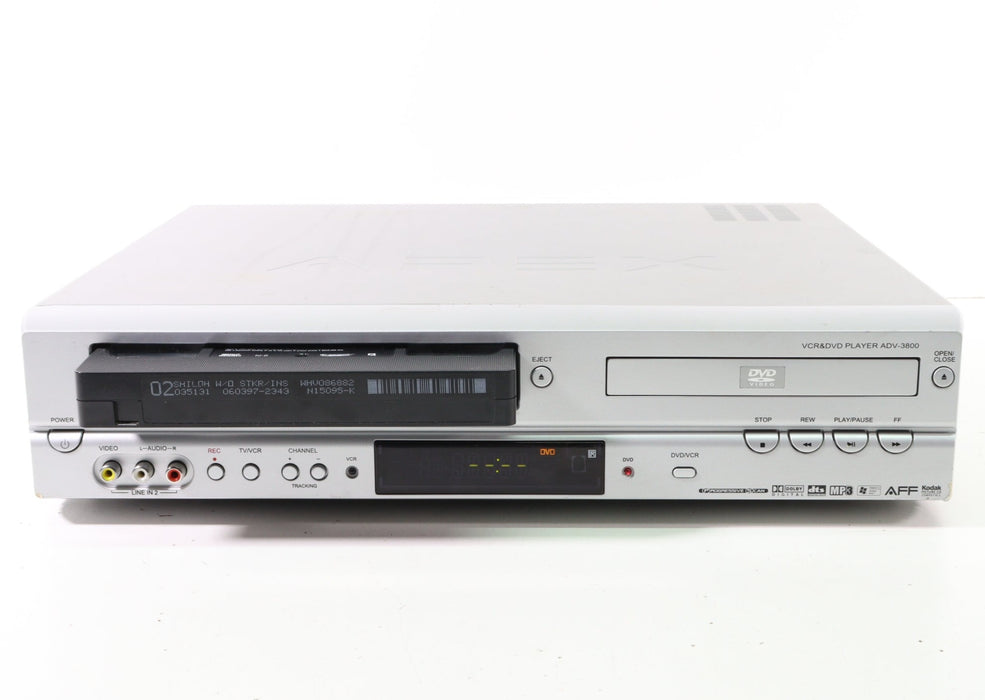 Apex Digital ADV-3800 Progressive Scan VCR DVD Player Combo-VCRs-SpenCertified-vintage-refurbished-electronics