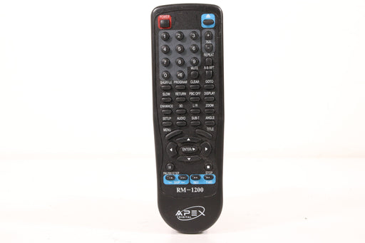 APEX DIGITAL RM-1200 REMOTE FOR AD-1200 DVD PLAYER AND MORE-Remote Controls-SpenCertified-vintage-refurbished-electronics