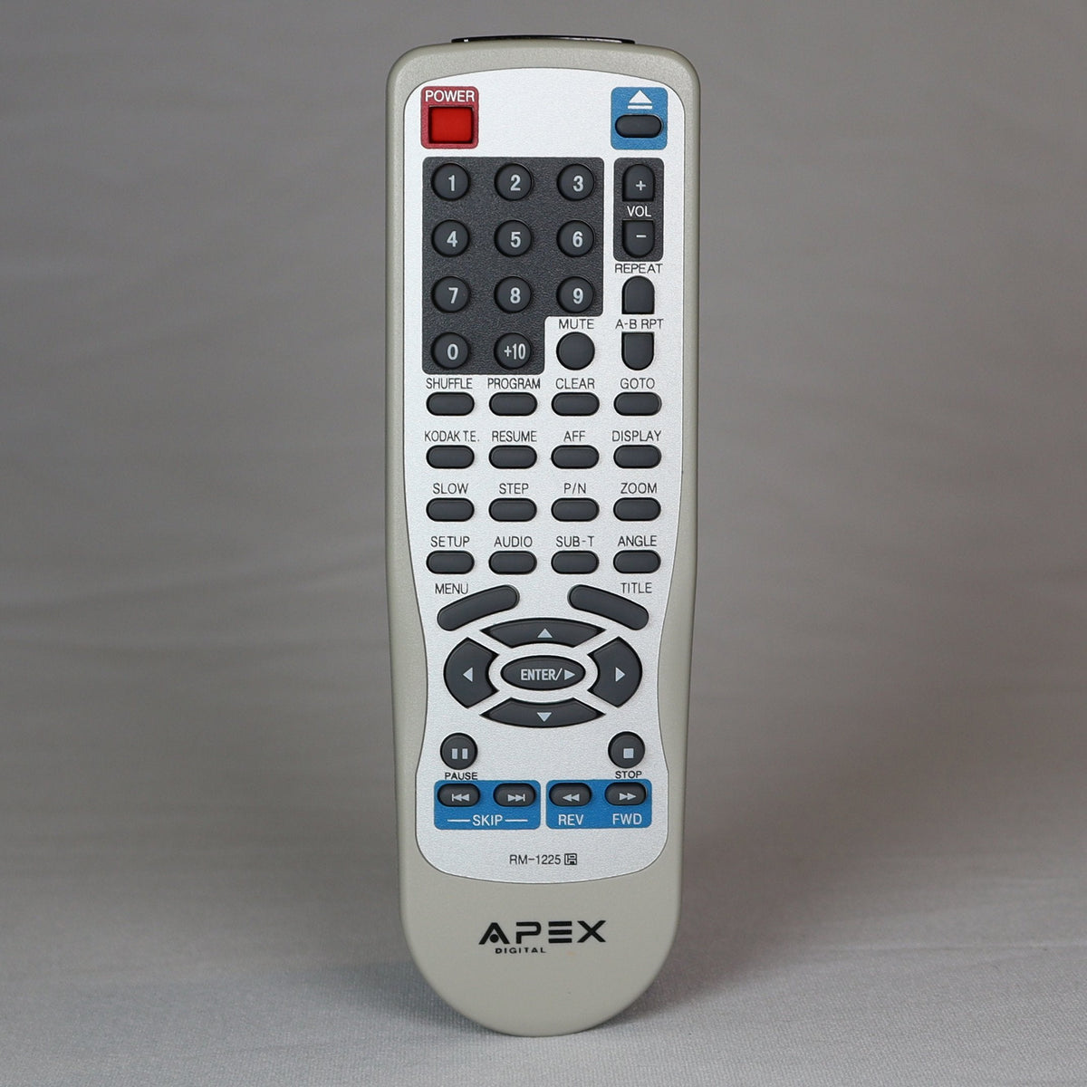 Apex RM-1225 Remote Control for DVD AD-1225 — SpenCertified
