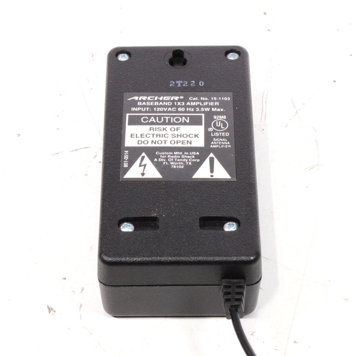 Archer 15-1103 Baseband 1x3 AV Audio Video Amplifier Splitter-Video Accessories-SpenCertified-vintage-refurbished-electronics